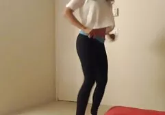 Rothaarige vollbusige Bestie zum pornofilme dessous Geburtstag fickt mit Chef